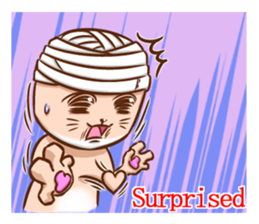 Life of no ear rabbit sticker #12339049