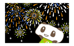 moving Sticker / cute Panda sticker #12339191