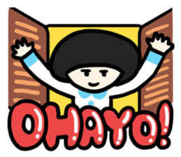 Goodbye, bobbed hair sticker #12339806