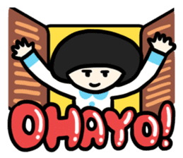 Goodbye, bobbed hair sticker #12339806