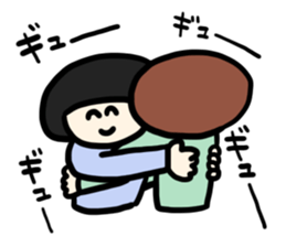 Goodbye, bobbed hair sticker #12339831