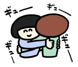 Goodbye, bobbed hair sticker #12339831