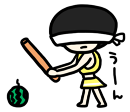 Goodbye, bobbed hair sticker #12339832