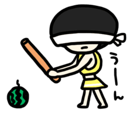 Goodbye, bobbed hair sticker #12339832