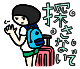 Goodbye, bobbed hair sticker #12339834