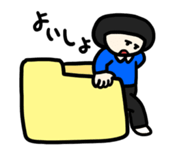 Goodbye, bobbed hair sticker #12339835