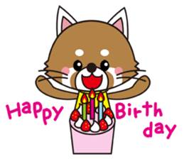 Lesser panda BOY 1 sticker #12339905