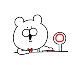 Third installment friends dedicated bear sticker #12340273