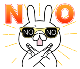 Party People rabbit 2 sticker #12340815