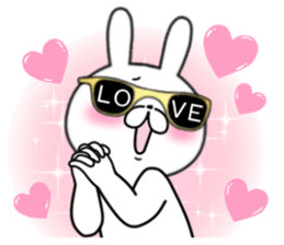 Party People rabbit 2 sticker #12340825