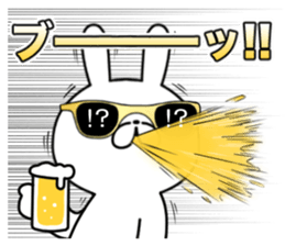 Party People rabbit 2 sticker #12340833