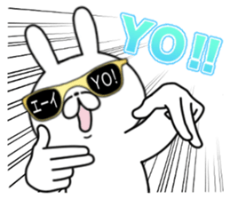 Party People rabbit 2 sticker #12340842