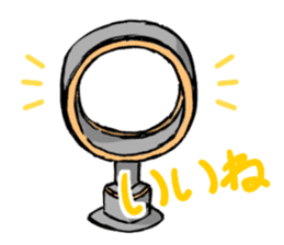 Feelings of consumer electronics sticker #12341157