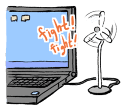 Feelings of consumer electronics sticker #12341180