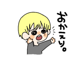 Blonde girl stisker sticker #12341188