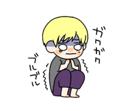 Blonde girl stisker sticker #12341207