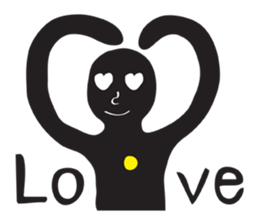 Shadow Funny Man sticker #12342115