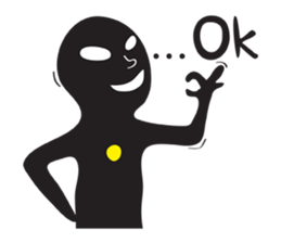 Shadow Funny Man sticker #12342116