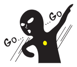 Shadow Funny Man sticker #12342119