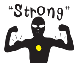 Shadow Funny Man sticker #12342132