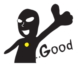 Shadow Funny Man sticker #12342133