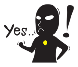 Shadow Funny Man sticker #12342144