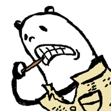 (Wordless)A Panda is so expressive2 sticker #12343482