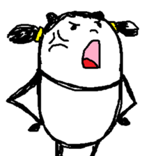 (Wordless)A Panda is so expressive2 sticker #12343490