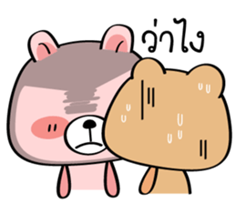 Choco & Pinky sticker #12344000