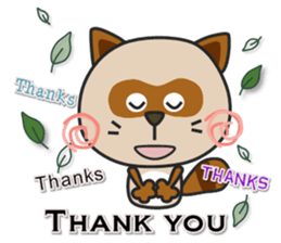 kacco's Raccoon-2(English) sticker #12344314