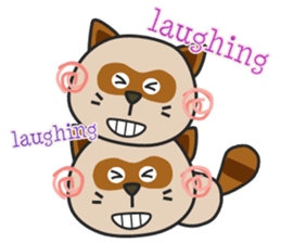 kacco's Raccoon-2(English) sticker #12344319