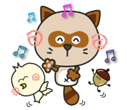 kacco's Raccoon-2(English) sticker #12344320