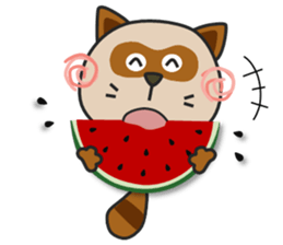 kacco's Raccoon-2(English) sticker #12344324