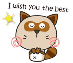 kacco's Raccoon-2(English) sticker #12344331