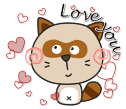 kacco's Raccoon-2(English) sticker #12344332