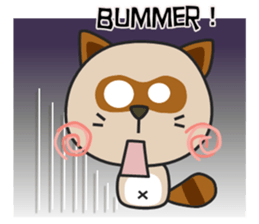 kacco's Raccoon-2(English) sticker #12344336