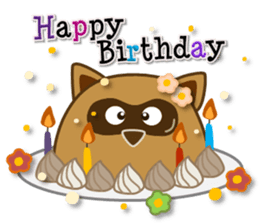 kacco's Raccoon-2(English) sticker #12344342