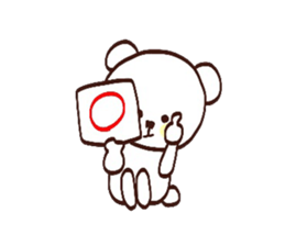 My bear Kumata sticker #12344656