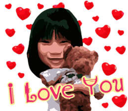 Joanne Cute Girl sticker #12345145