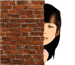 Joanne Cute Girl sticker #12345153