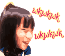 Joanne Cute Girl sticker #12345155