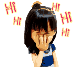 Joanne Cute Girl sticker #12345157