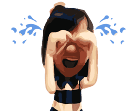 Joanne Cute Girl sticker #12345177