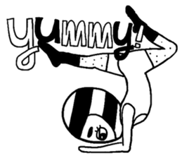 yoga challenge sticker #12345814