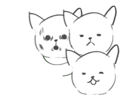amecorn and mochi sticker #12346313