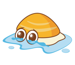 Lovely clam and his good friends! sticker #12346367