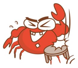 Lovely clam and his good friends! sticker #12346369