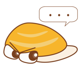 Lovely clam and his good friends! sticker #12346370