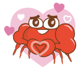 Lovely clam and his good friends! sticker #12346372