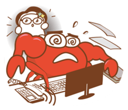 Lovely clam and his good friends! sticker #12346392